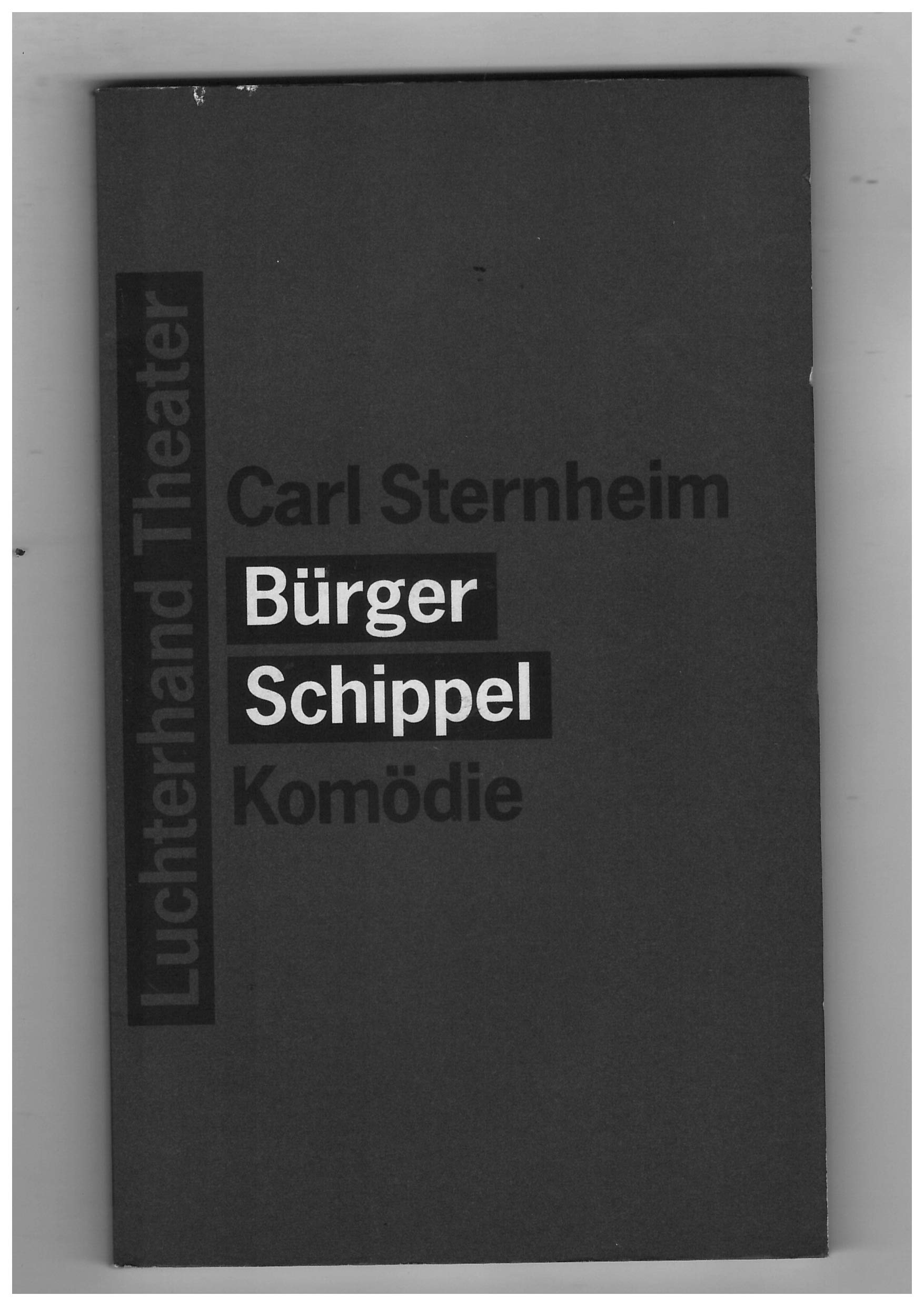 Burger Schippel Contemporary literature Books