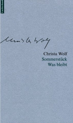 Christa Wolf: Werkausgabe. Werkausgabe in 12 Bänden: Werke, 13 Bde., Bd.10, Sommerstück Contemporary literature