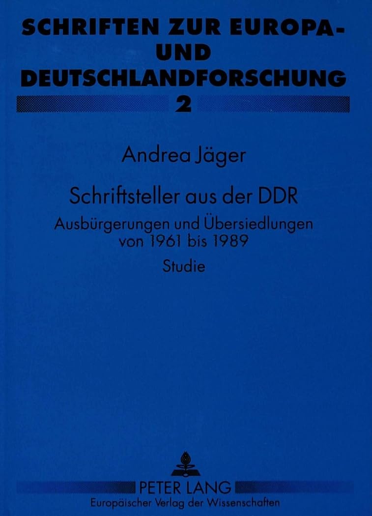 Schriftsteller aus der DDR Social Sciences