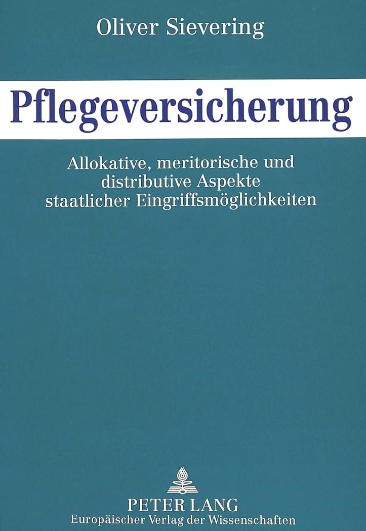 Pflegeversicherung Law Books