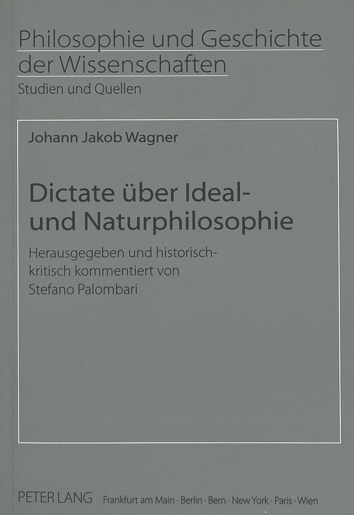 Dictate über Ideal- und Naturphilosophie Philosophy