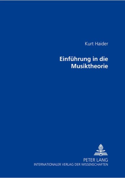 Einführung in die Musiktheorie Arts & Music