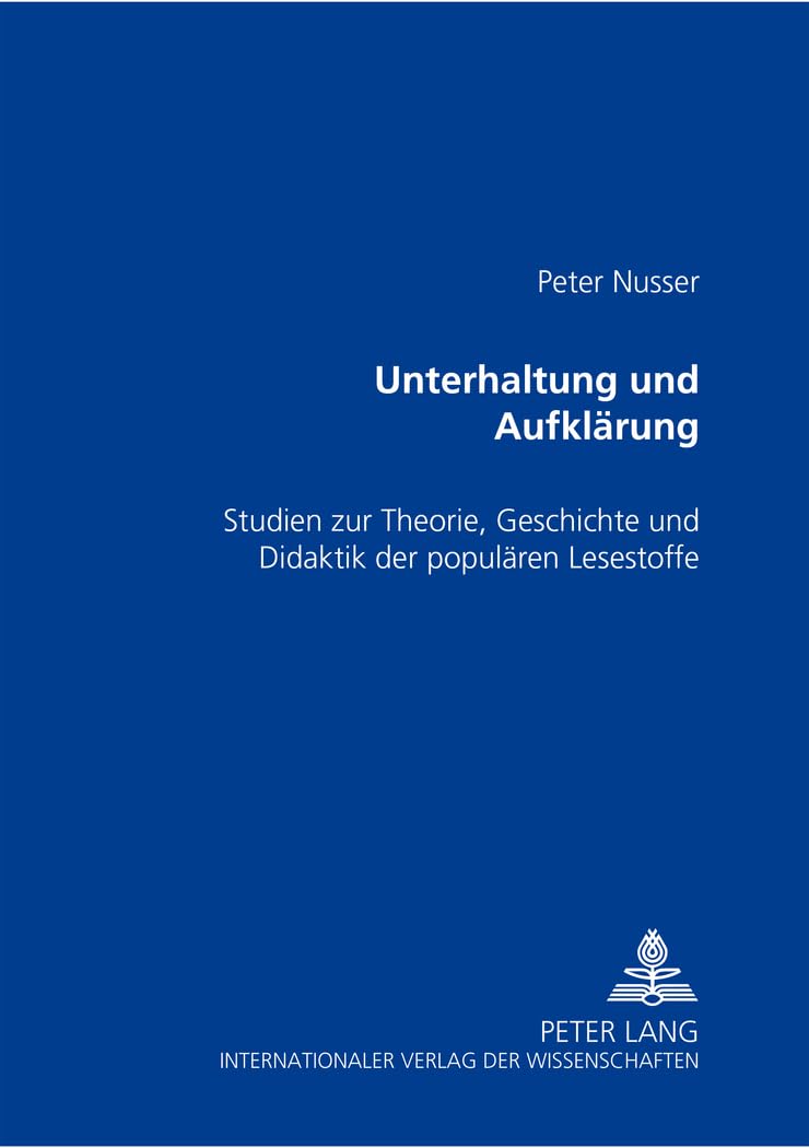 Unterhaltung und Aufklärung Social Sciences