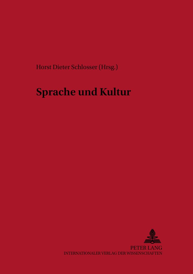 Sprache und Kultur (FORUM ANGEWANDTE LINGUISTIK – F.A.L., Band 38) Social Sciences