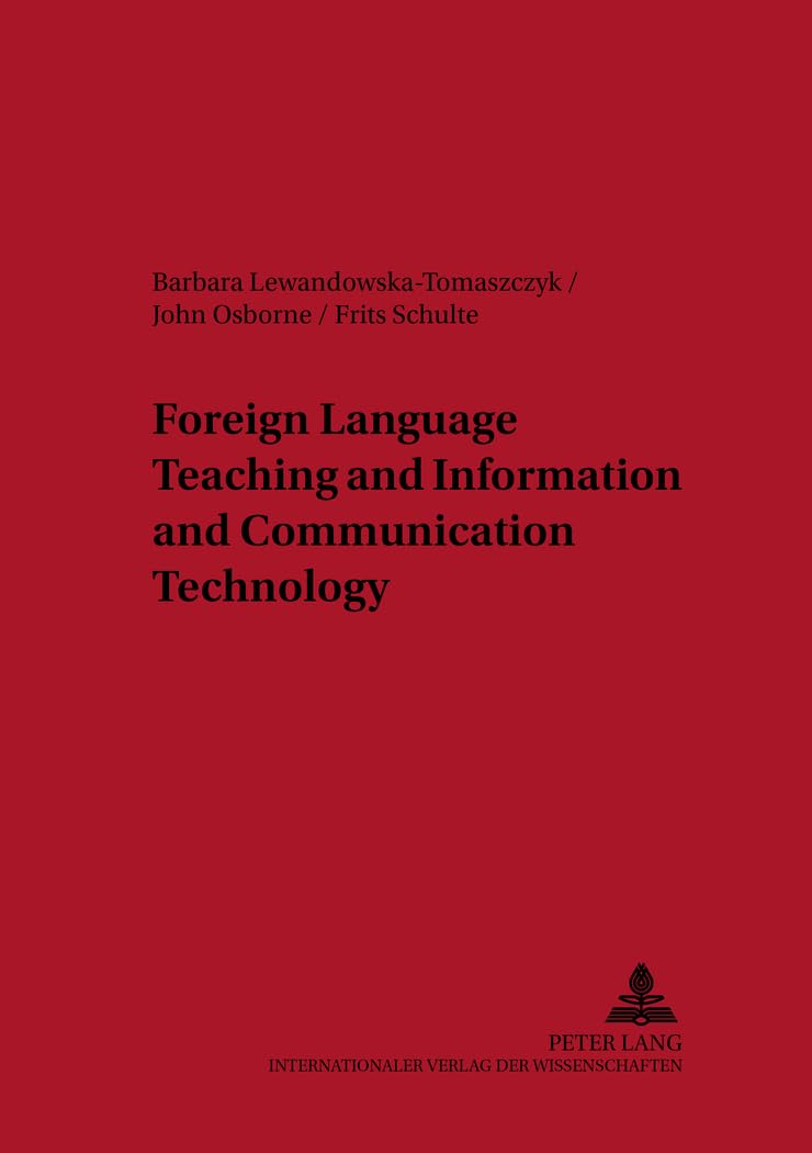 Product Image: Foreign Language Teaching and Information and Communication Technology