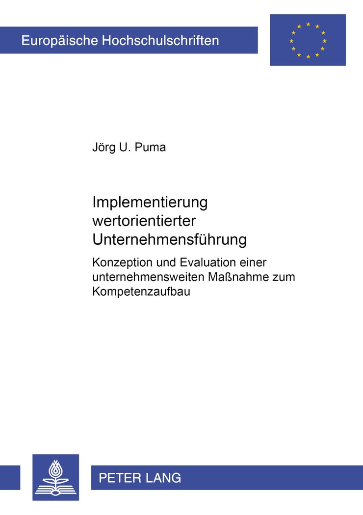 Implementierung wertorientierter Unternehmensführung Law