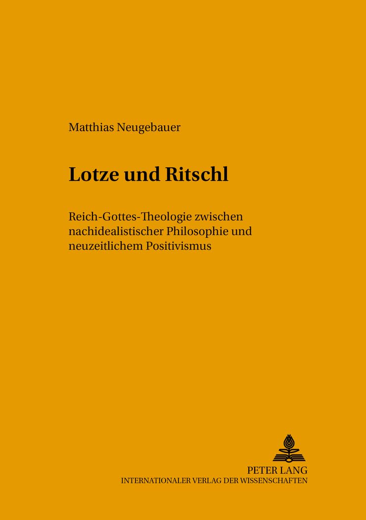 Lotze und Ritschl Philosophy