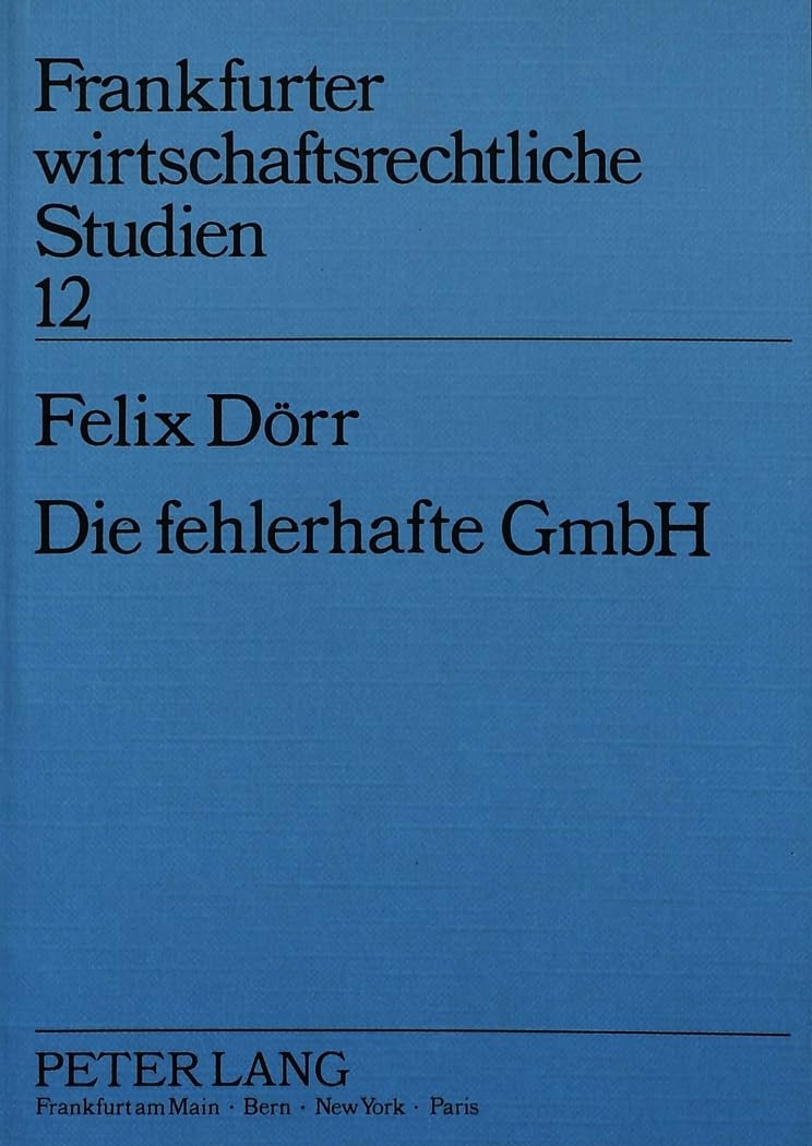 Product Image: Die fehlerhafte GmbH