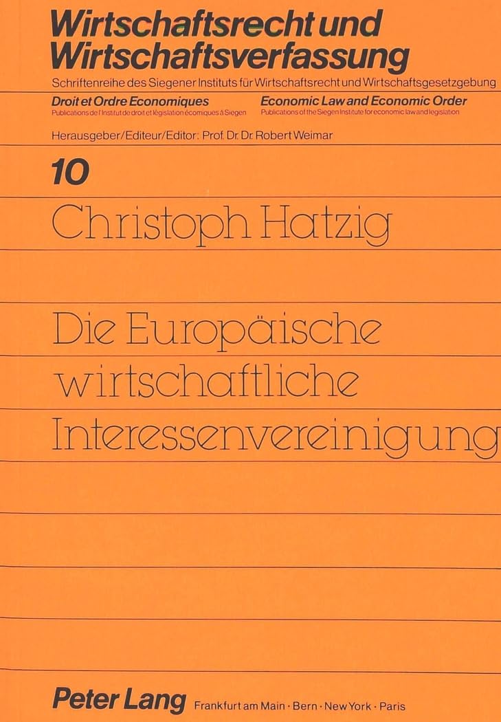 Die Europäische wirtschaftliche Interessenvereinigung Law