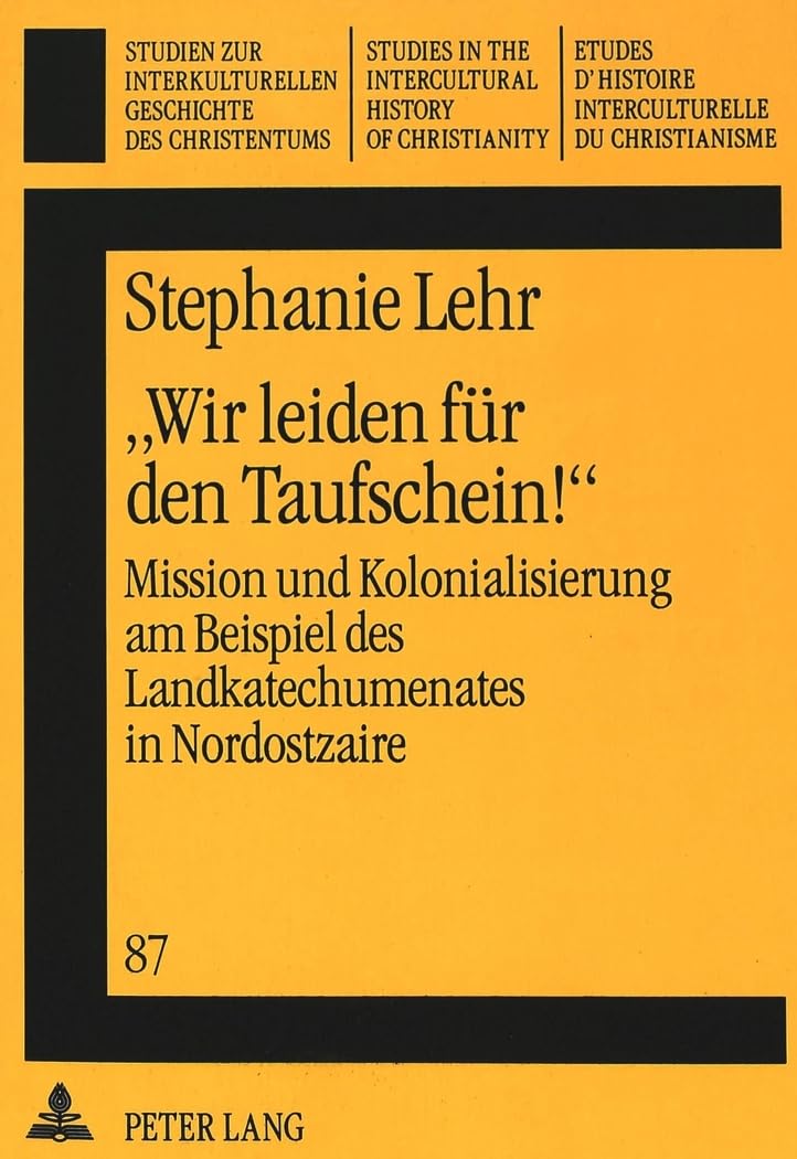 «Wir leiden für den Taufschein¿» book