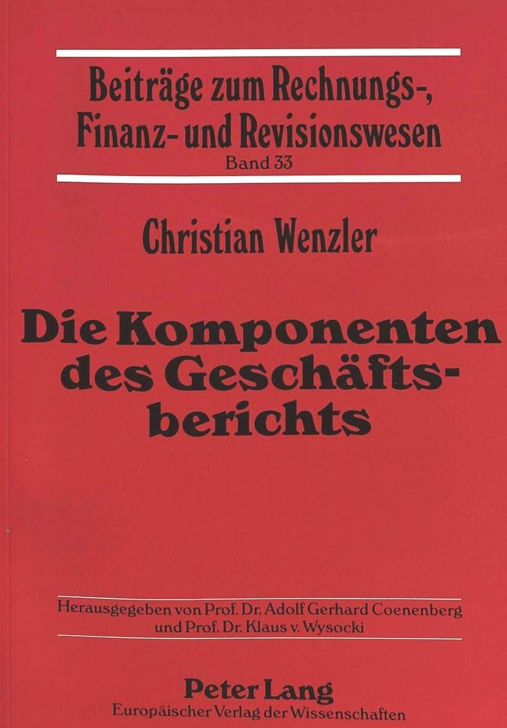 Die Komponenten des Geschäftsberichts book