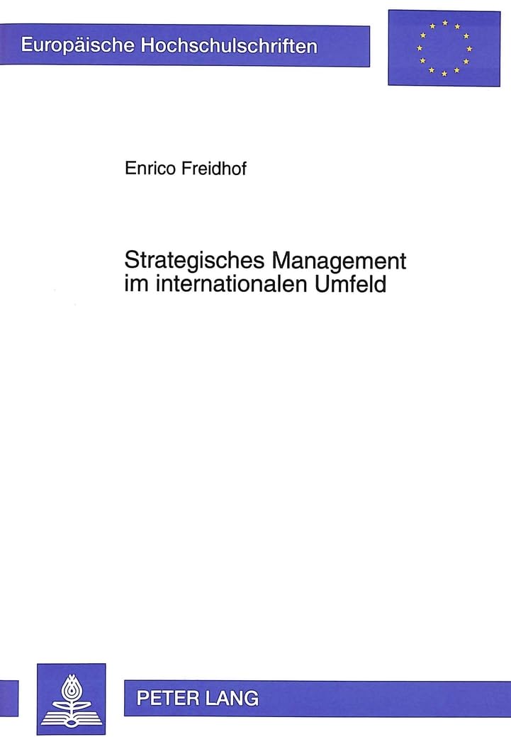 Strategisches Management im internationalen Umfeld Law