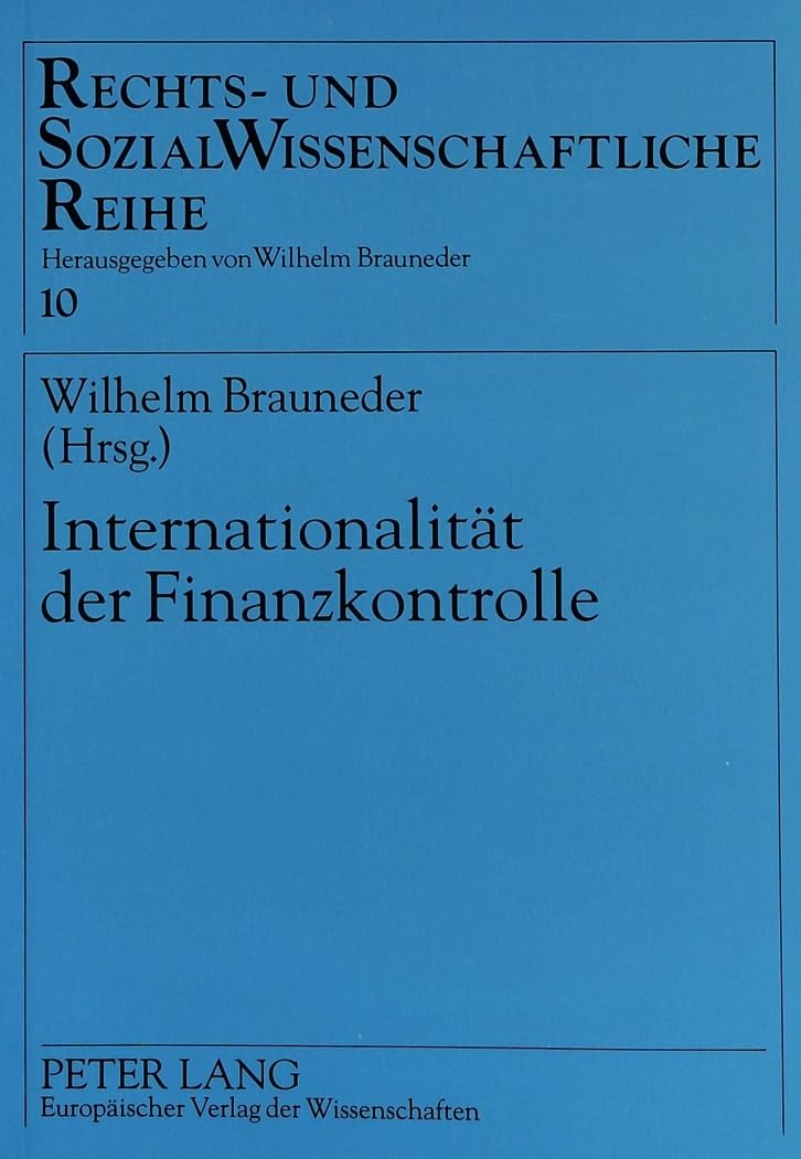 Internationalität der Finanzkontrolle Law