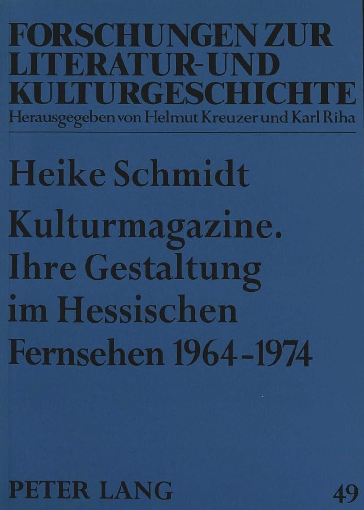 Kulturmagazine. Ihre Gestaltung im Hessischen Fernsehen 1964-1974 Law