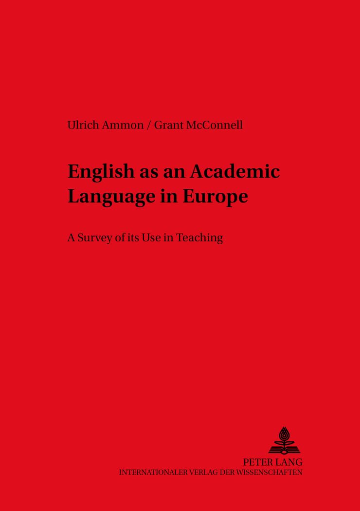English as an Academic Language in Europe Social Sciences