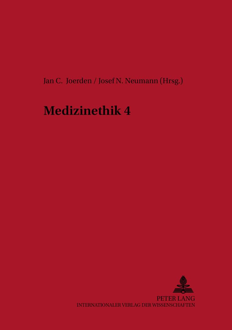 Medizinethik 4 (Studien zur Ethik in Ostmitteleuropa, Band 7) Medicine