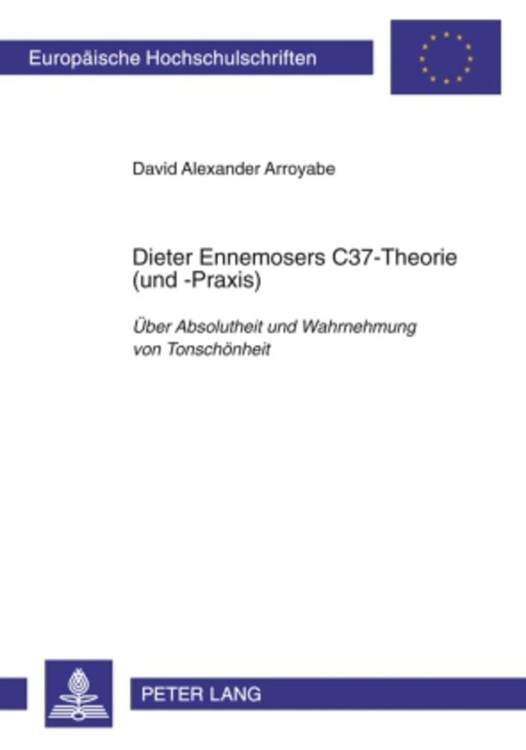 Dieter Ennemosers C37-Theorie (und -Praxis) Arts & Music