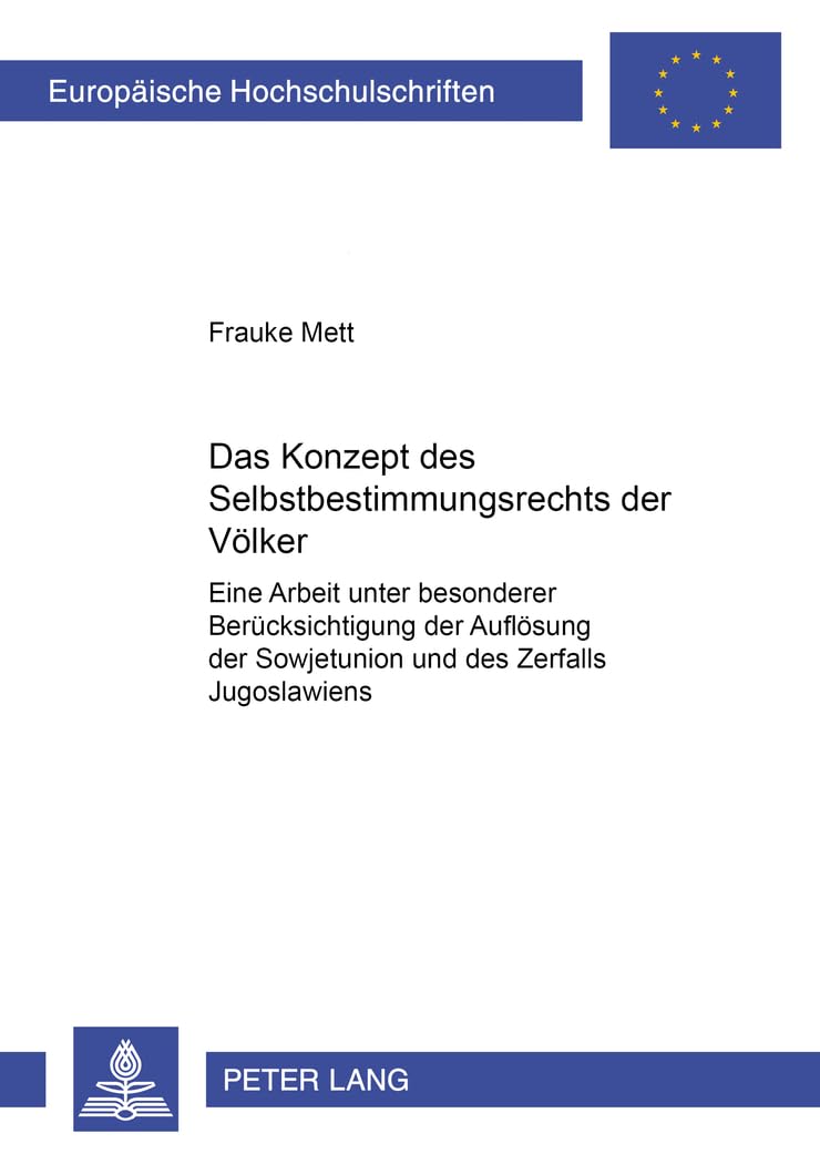 Das Konzept des Selbstbestimmungsrechts der Völker Law