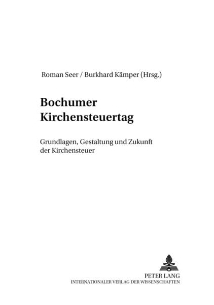 Bochumer Kirchensteuertag Law