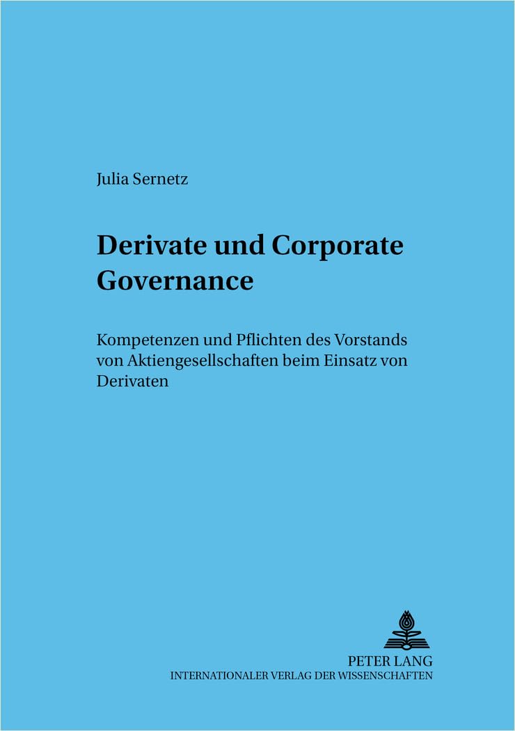Derivate und Corporate Governance Law