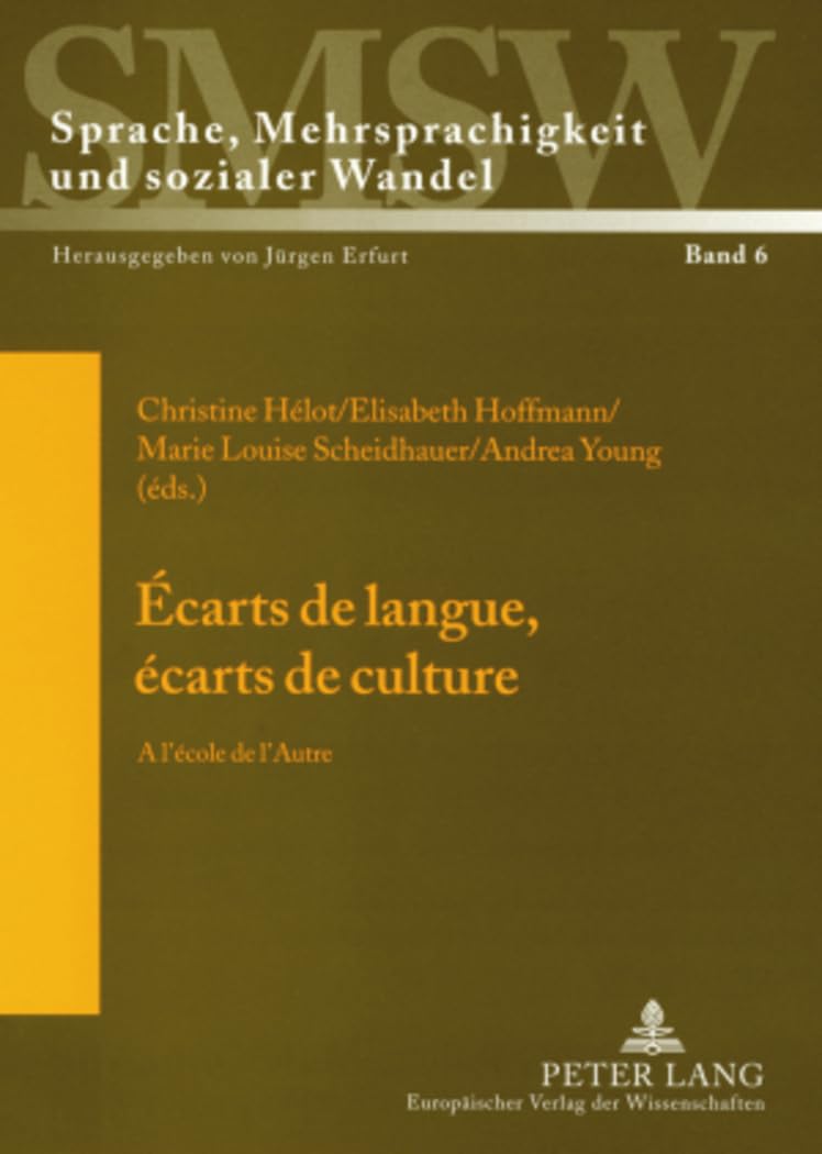 Ecarts de langue, écarts de culture: A l'école de l'autre book