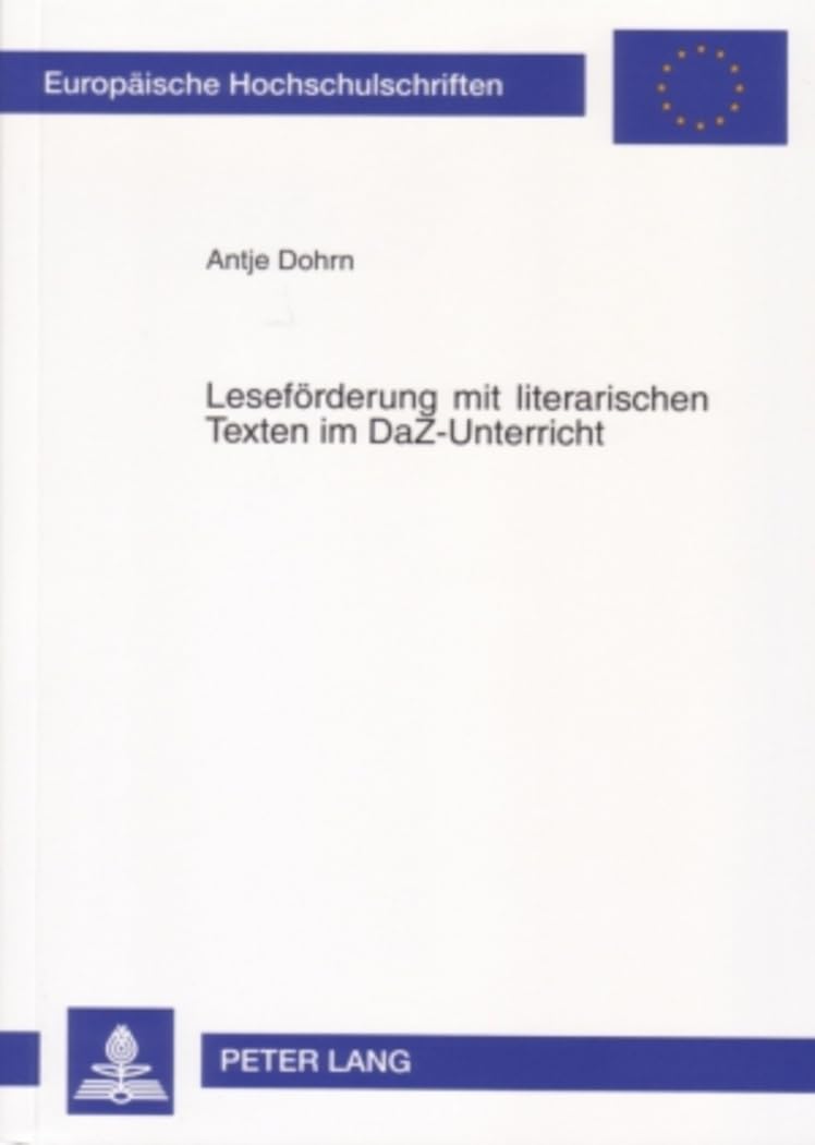 Leseförderung mit literarischen Texten im DaZ-Unterricht Contemporary literature