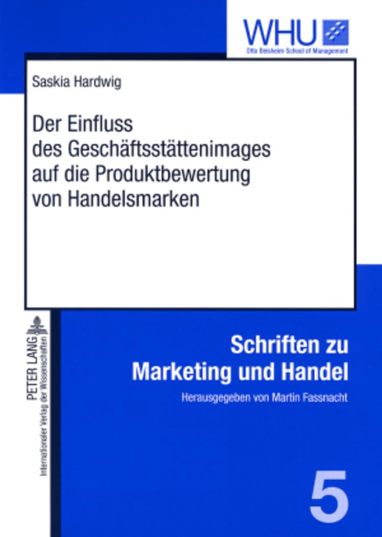 Der Einfluss des Geschäftsstättenimages auf die Produktbewertung von Handelsmarken book