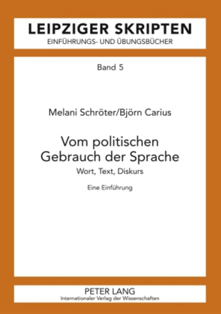 Vom politischen Gebrauch der Sprache Social Sciences