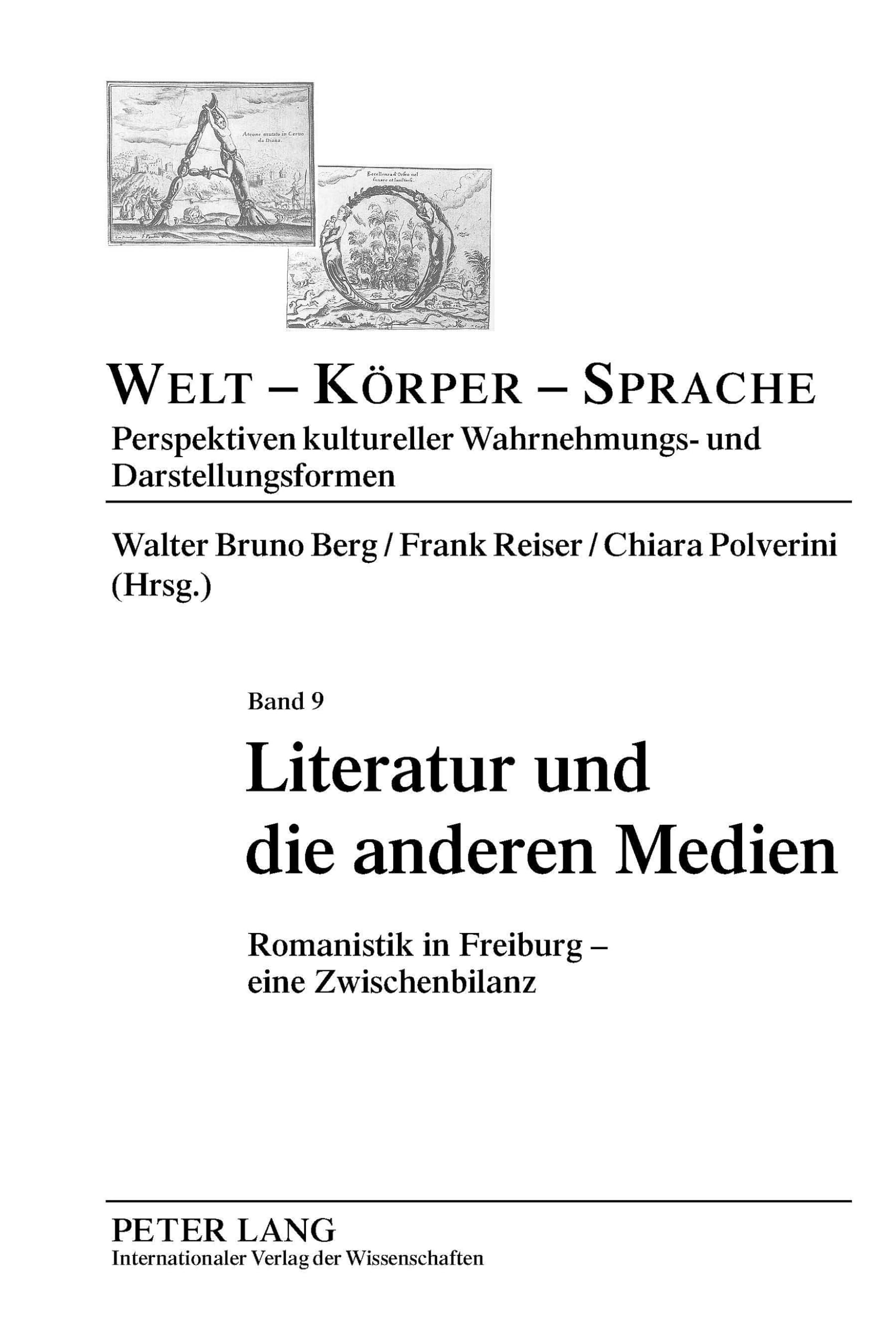 Literatur und die anderen Medien Contemporary literature