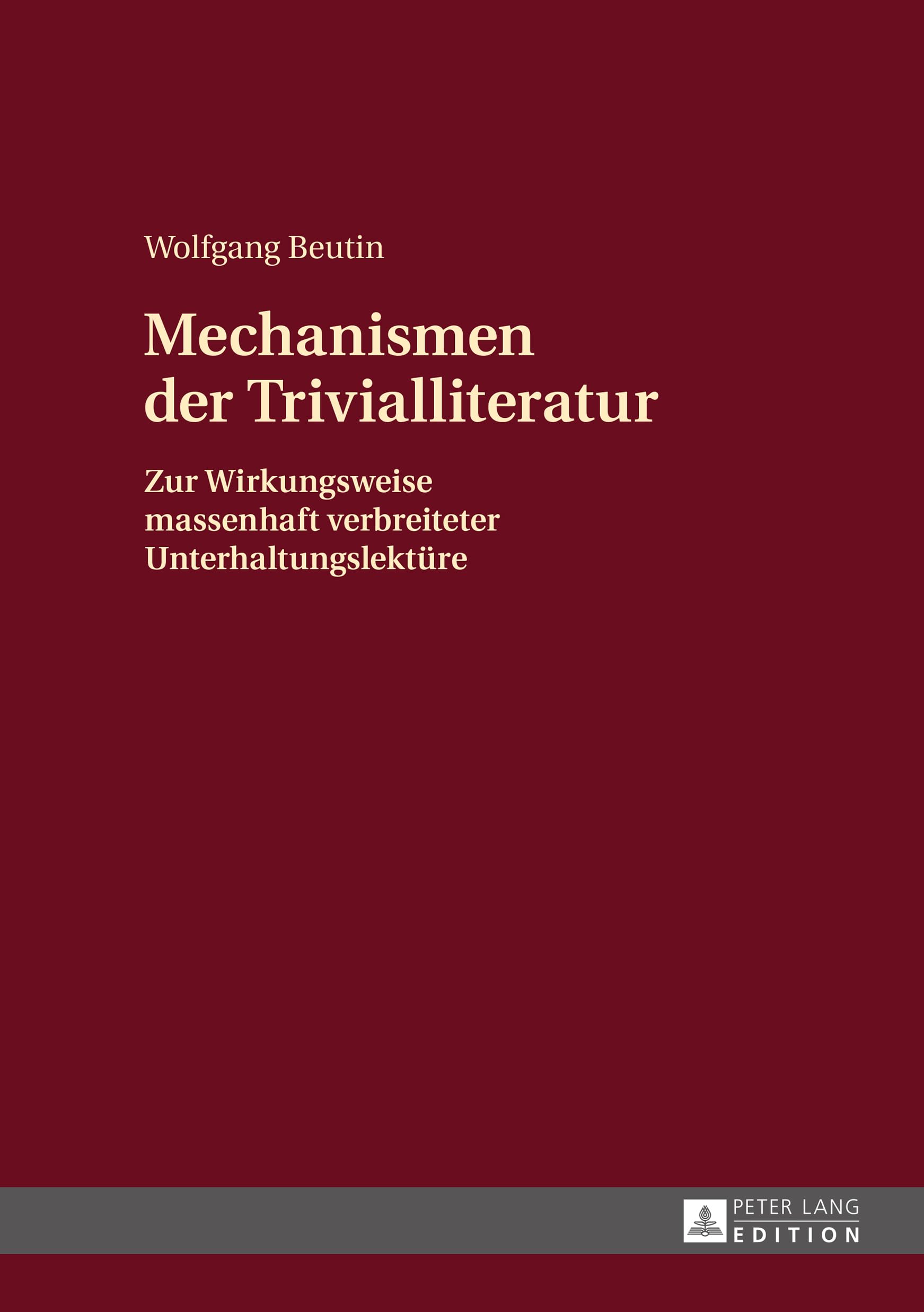 Mechanismen der Trivialliteratur Books