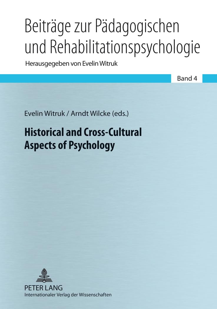 Historical and Cross-Cultural Aspects of Psychology book