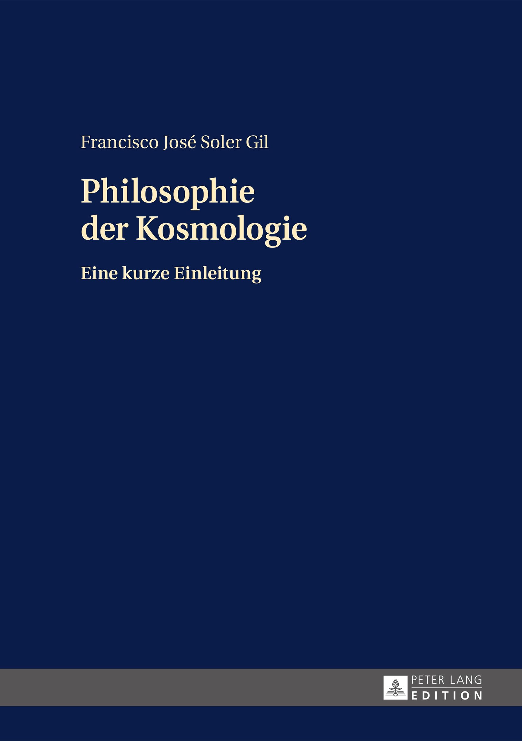 Philosophie der Kosmologie: Eine kurze Einleitung Philosophy