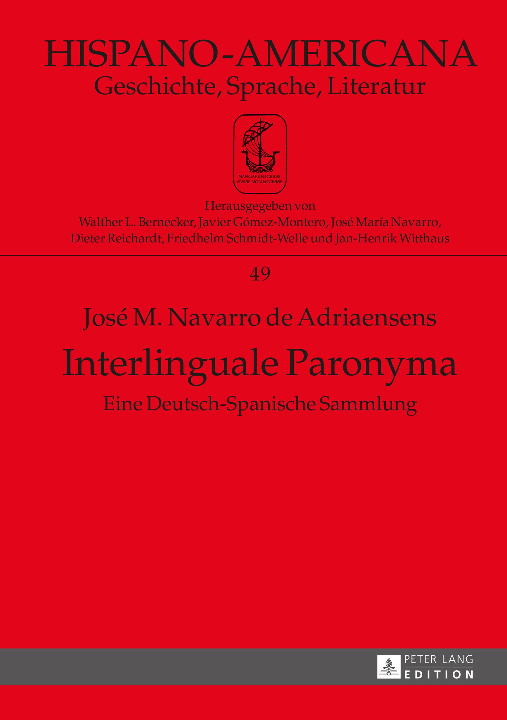 Interlinguale Paronyma: Eine Deutsch-spanische Sammlung book