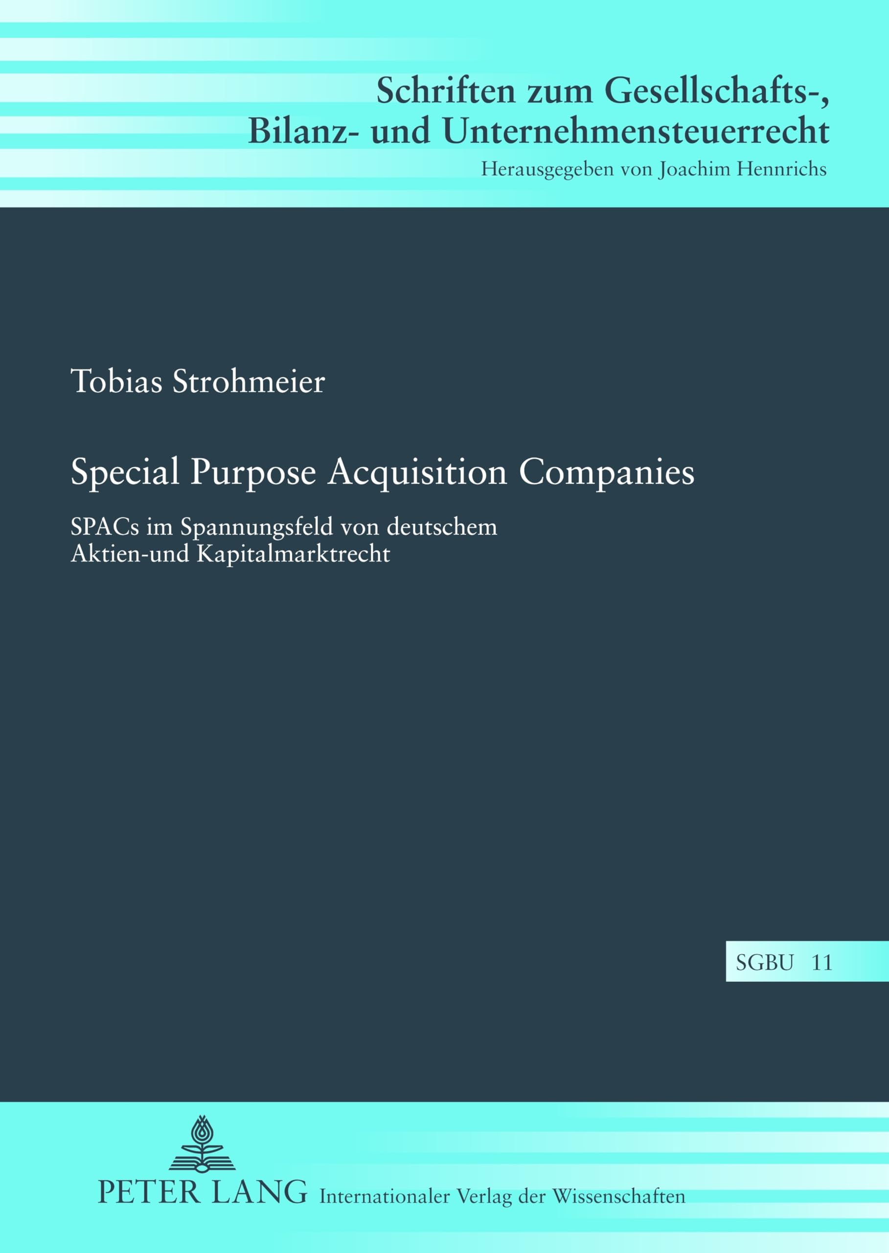 Special Purpose Acquisition Companies book