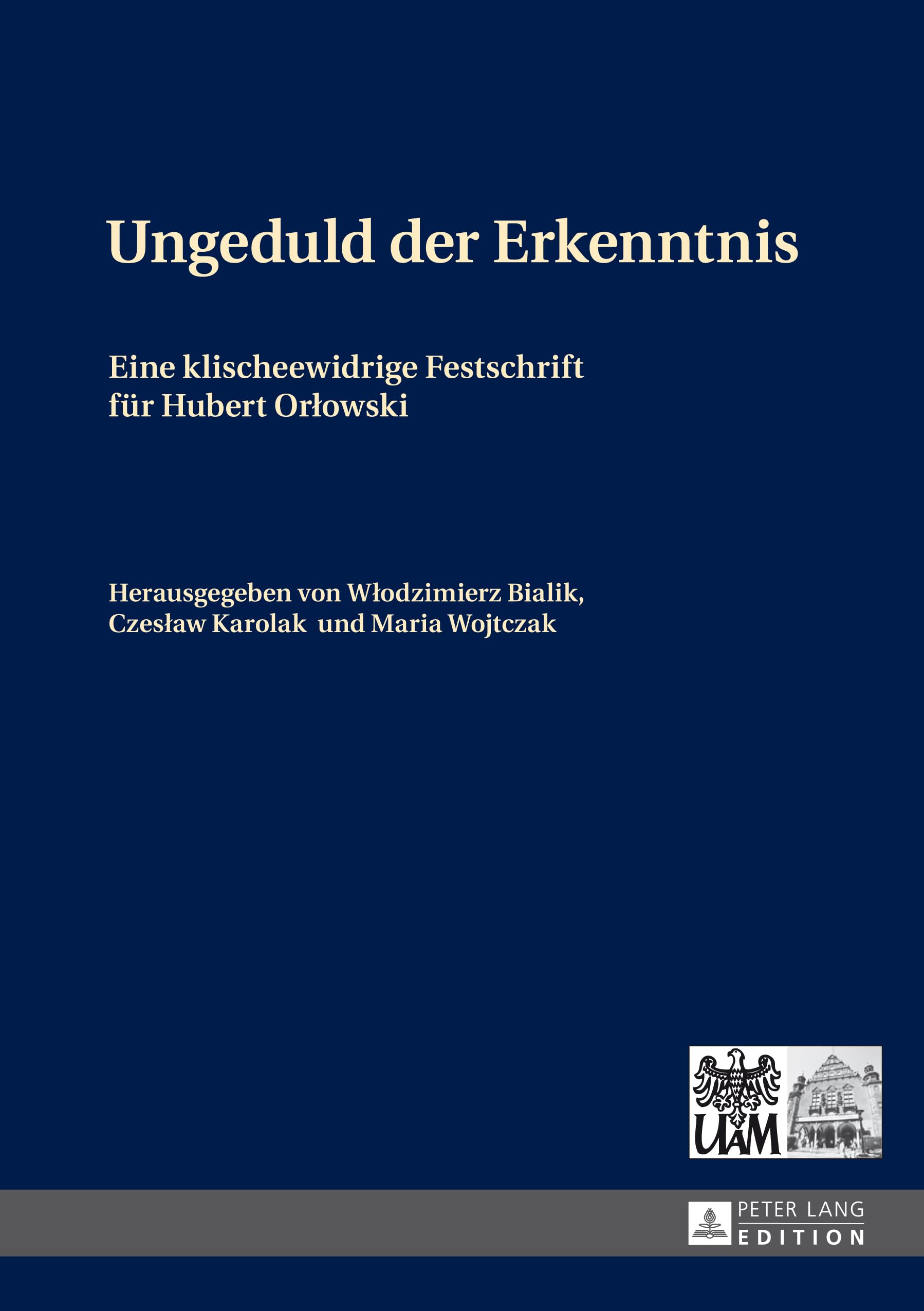 Ungeduld der Erkenntnis Social Sciences