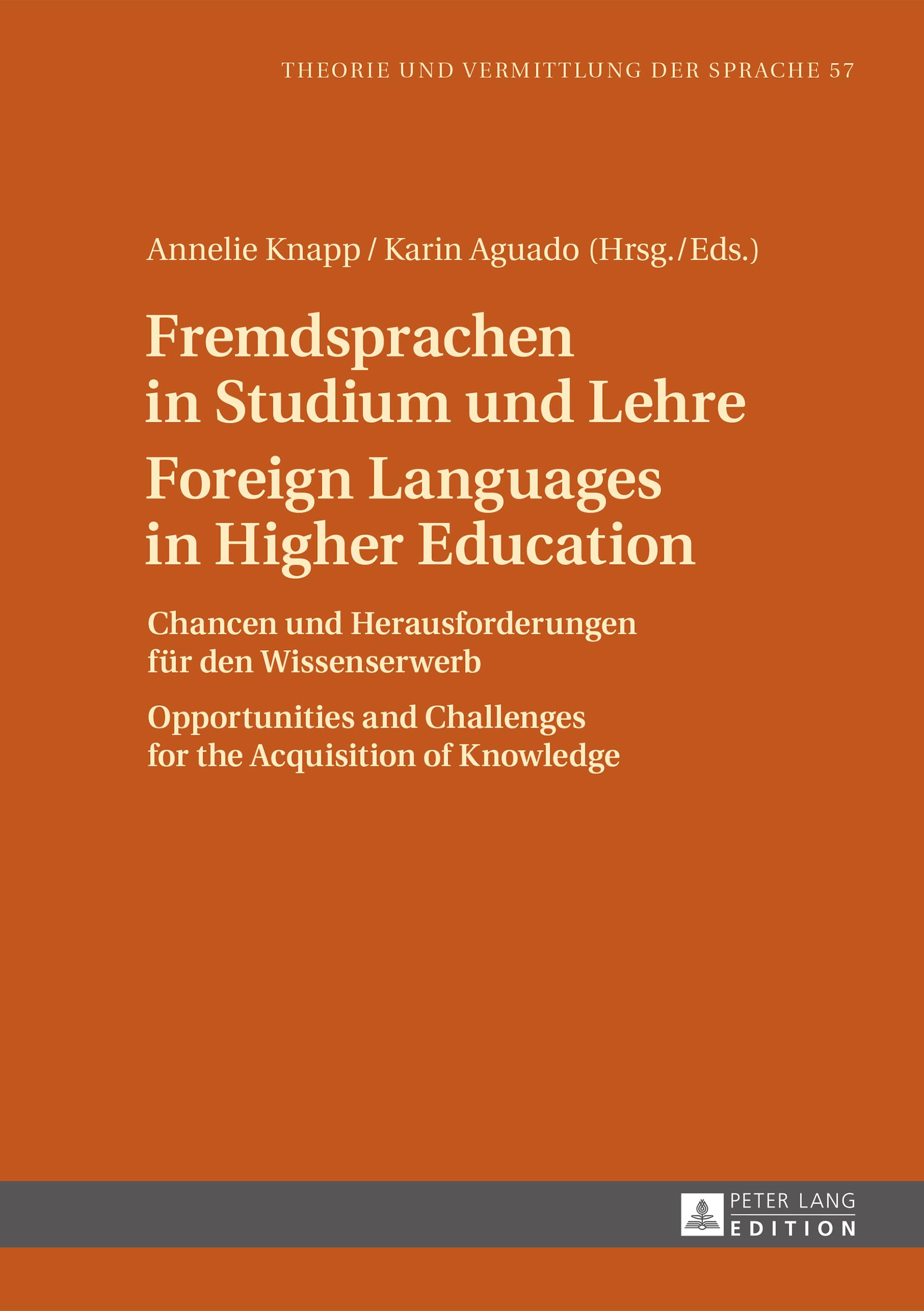 Fremdsprachen in Studium und Lehre / Foreign Languages in Higher Education book