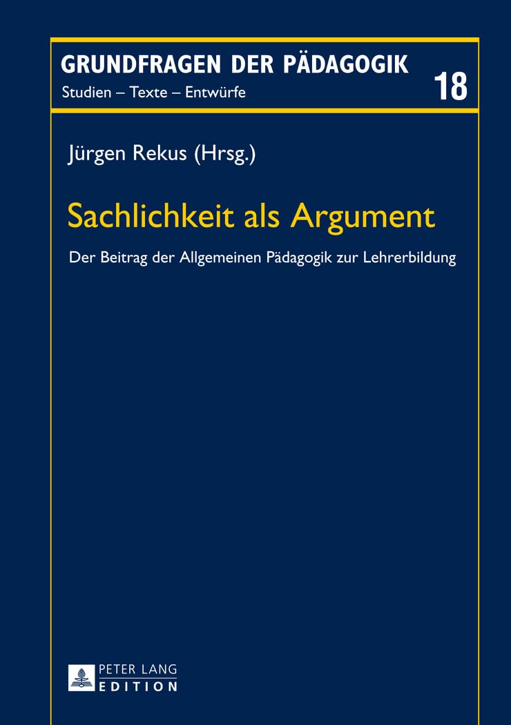Product Image: Sachlichkeit als Argument
