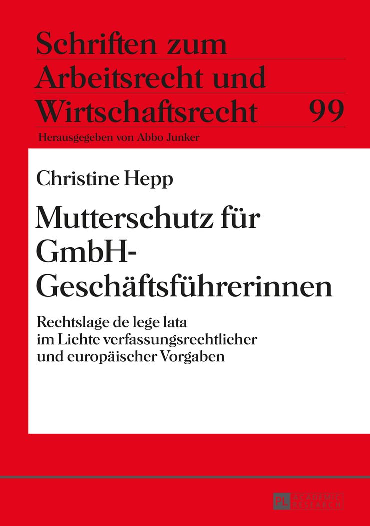 Mutterschutz für GmbH-Geschäftsführerinnen book