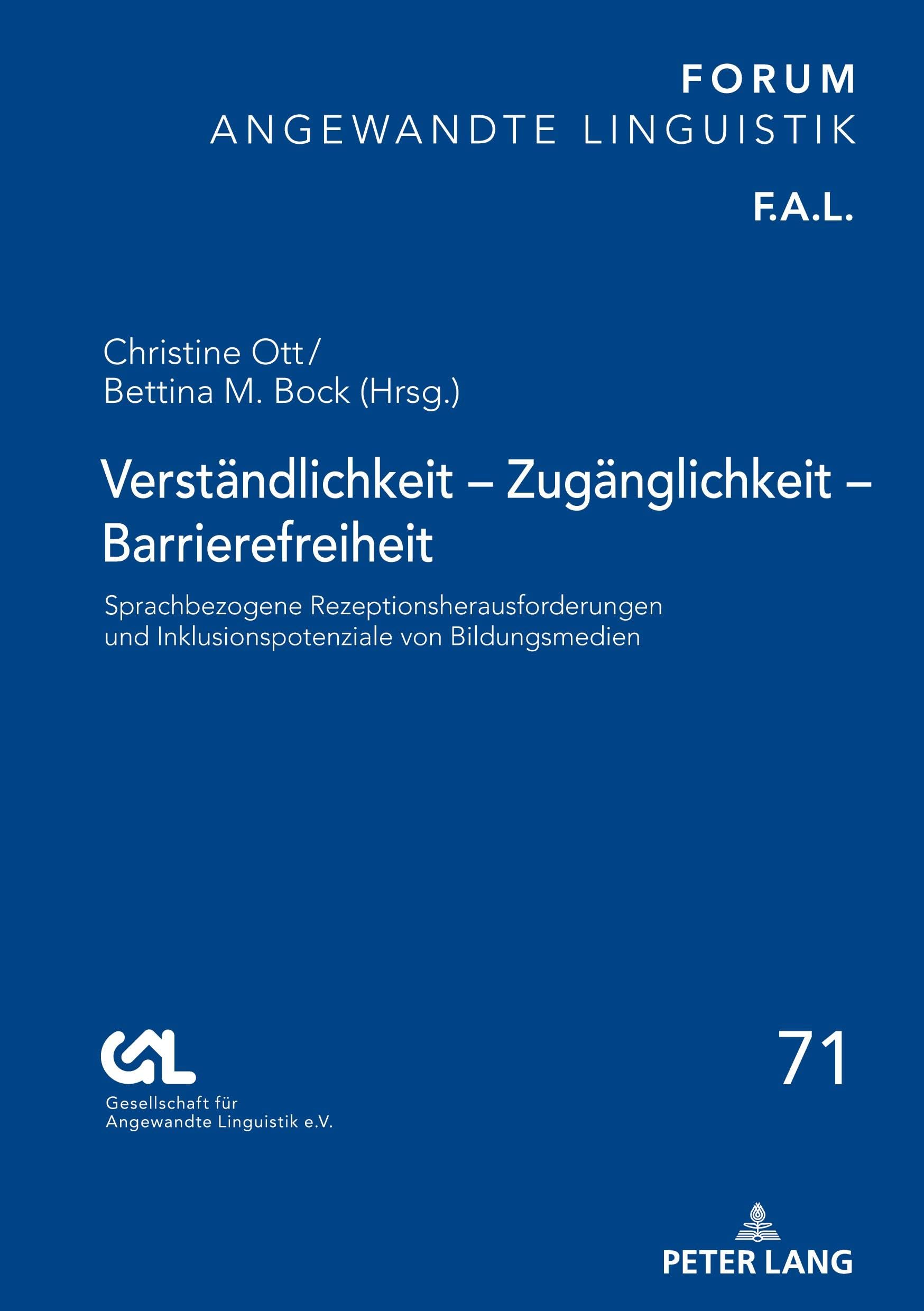 Verständlichkeit - Zugänglichkeit - Barrierefreiheit Social Sciences