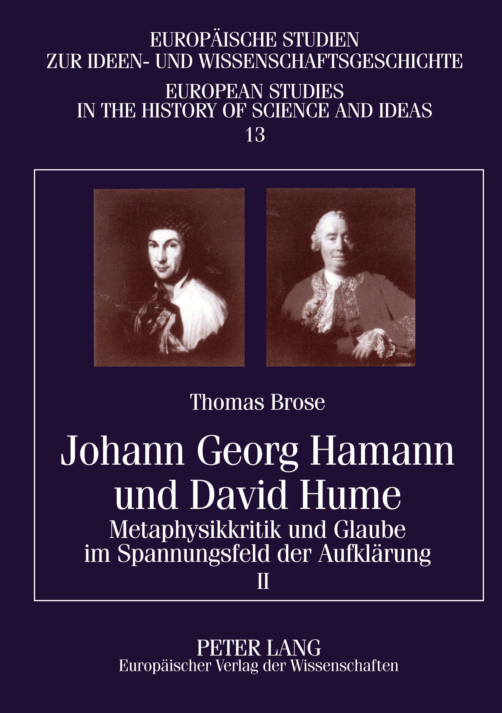 Johann Georg Hamann und David Hume Philosophy
