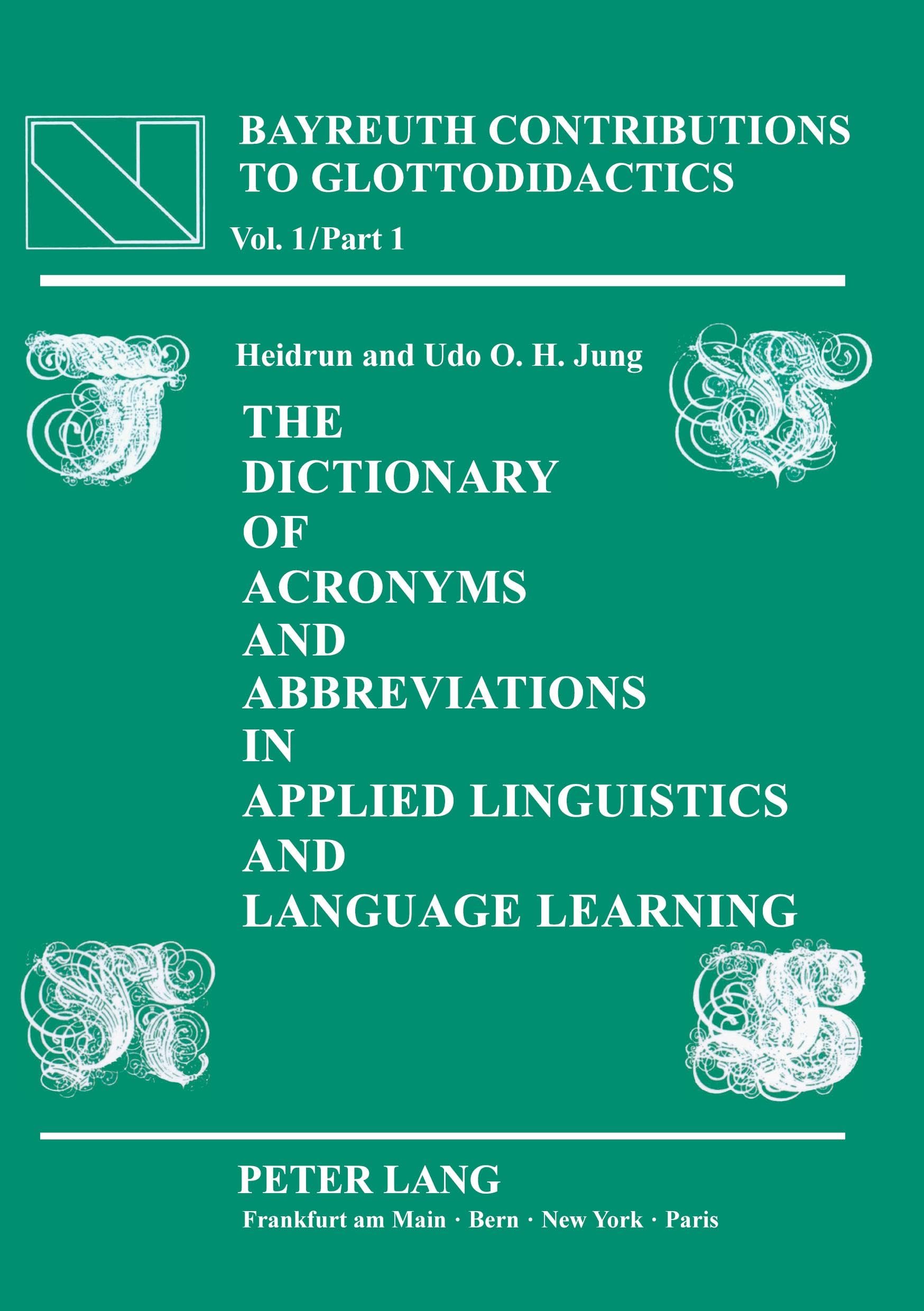 The Dictionary of Acronyms and Abbreviations in Applied Linguistics and Language Learning Books