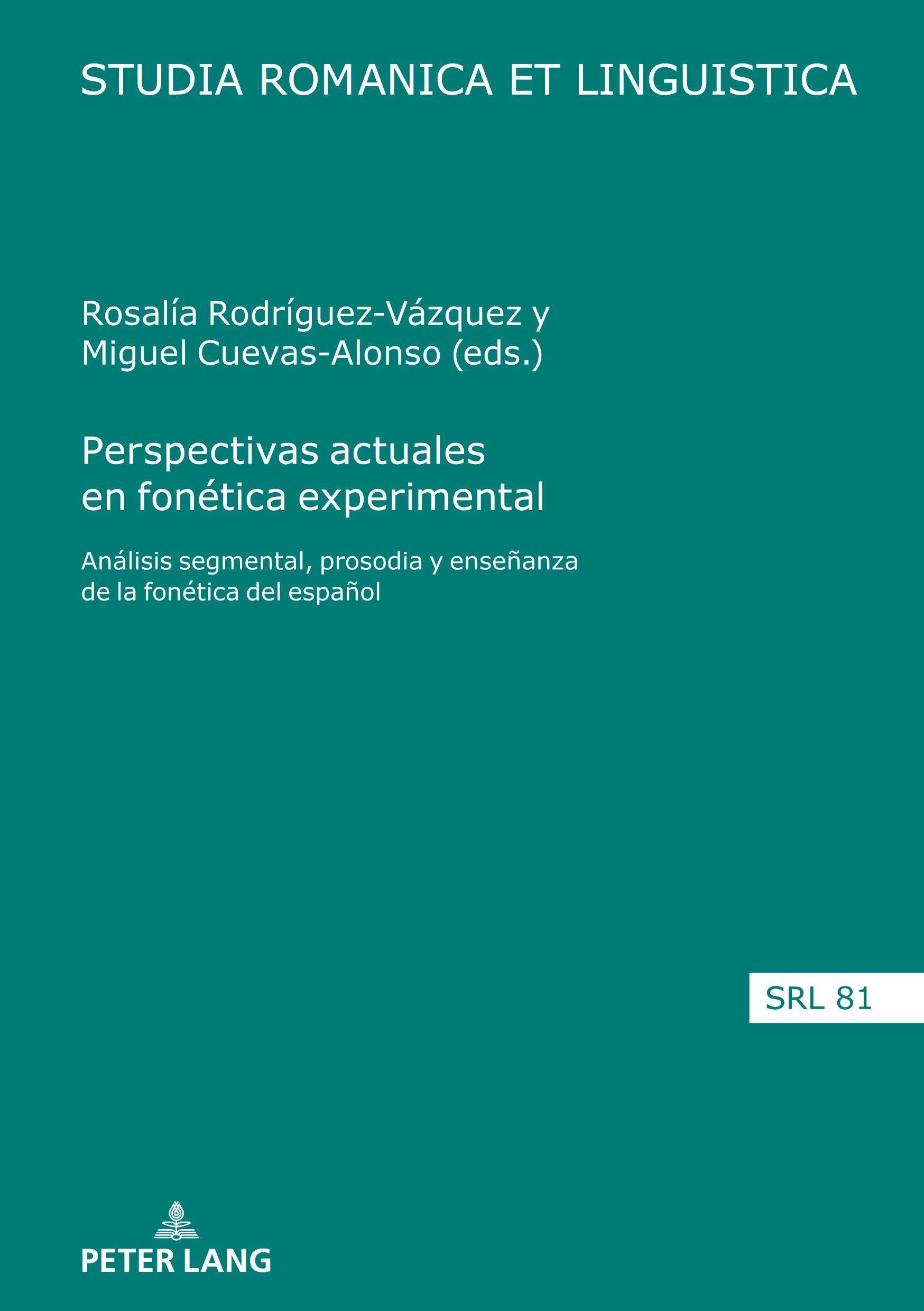 Perspectivas actuales en fonética experimental Social Sciences