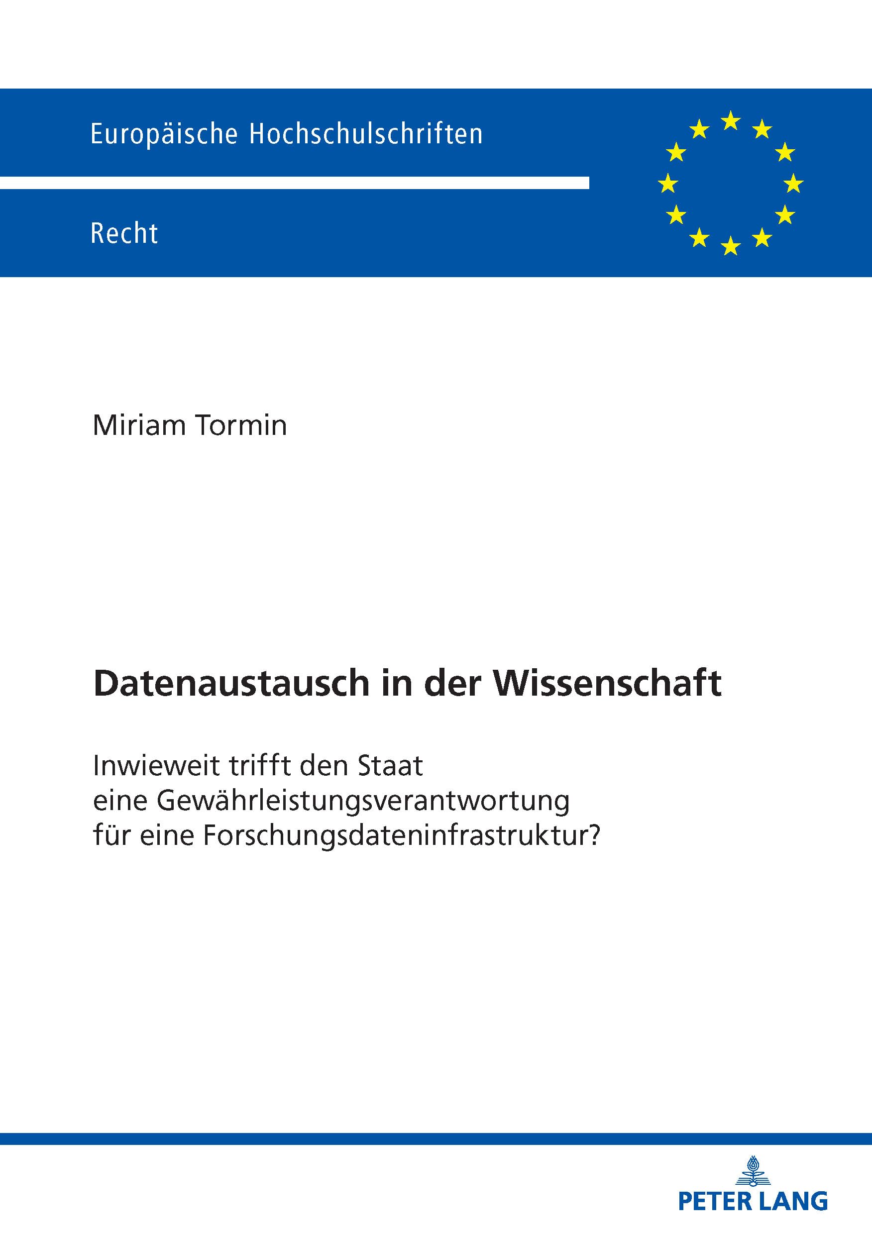 Datenaustausch in der Wissenschaft Law