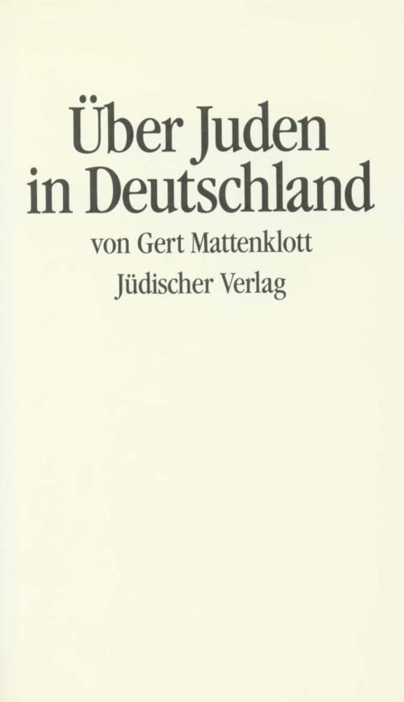 Über Juden in Deutschland Philosophy