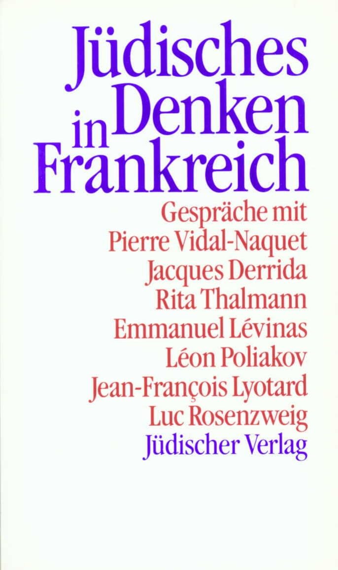 Jüdisches Denken in Frankreich book