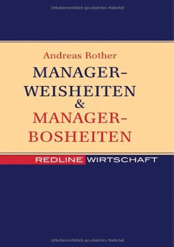 Managerweisheiten & Managerbosheiten Business, Finance & Career