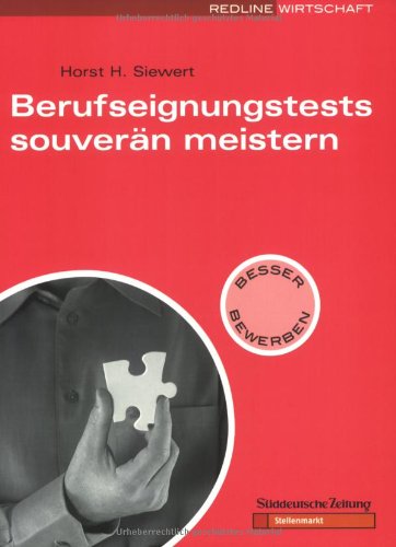 Berufseignungstests souverän meistern Business, Finance & Career