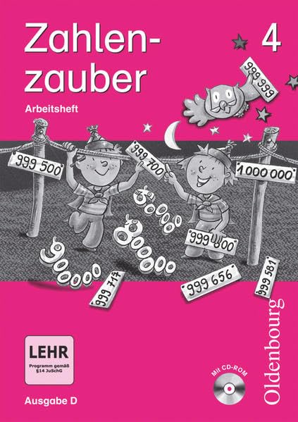 Zahlenzauber - Mathematik für Grundschulen - Ausgabe D für alle Bundesländer (außer Bayern) - 2004 - 4. Schuljahr: Arbeitsheft mit CD-ROM Study Guides