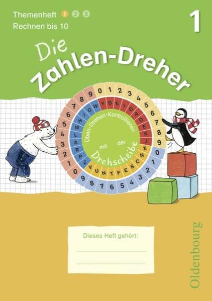 Die Zahlen-Dreher: 1. Schuljahr - Rechnen bis 10: Übungsheft mit Lösungsheft und Drehscheibe Study Guides