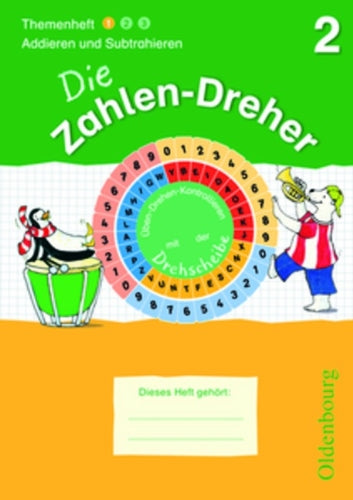 Die Zahlen-Dreher: 2. Schuljahr - Addieren und Subtrahieren: Übungsheft mit Lösungsheft und Drehscheibe Study Guides